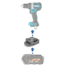Load image into Gallery viewer, AEG 18V to Makita 18V Battery Adapter (ABS)