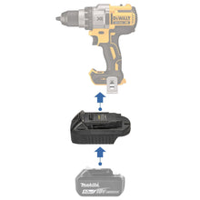 Load image into Gallery viewer, Makita 18V to DeWalt 20V (Lithium) Battery Adapter
