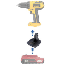 Load image into Gallery viewer, Porter Cable 20V to DeWalt 18V Battery Adapter