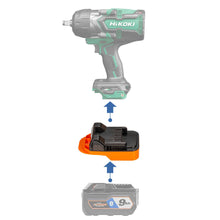 Load image into Gallery viewer, RIDGID 18V to Hikoki 18V Battery Adapter