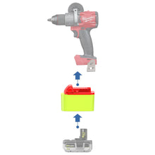 Load image into Gallery viewer, Ryobi 18V to Milwaukee 18V Battery Adapter