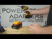 Load and play video in Gallery viewer, RIDGID 18V to DeWalt 20V Battery Adapter (ABS)