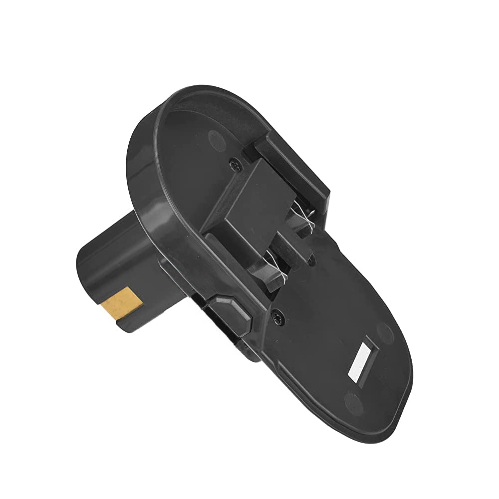 RIDGID 18V to Ryobi 18V ONE+ battery adapter - underside of the battery-side deck, terminal block with spring contacts