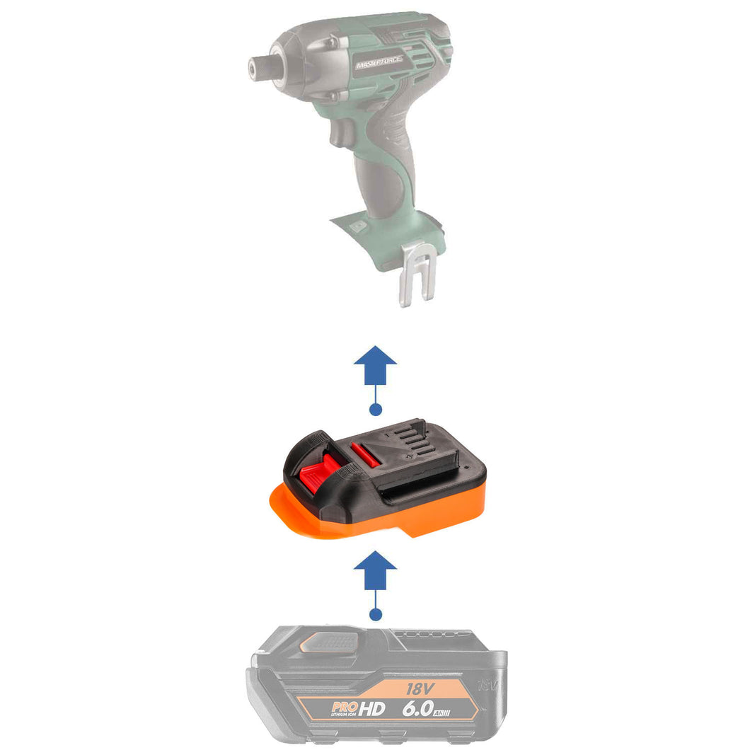 AEG 18V to Masterforce 20V Battery Adapter
