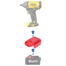 Load image into Gallery viewer, Milwaukee 18V to Stanley V20 Battery Adapter
