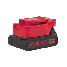 Load image into Gallery viewer, Black and Decker 20V to Bauer 20V Battery Adapter

