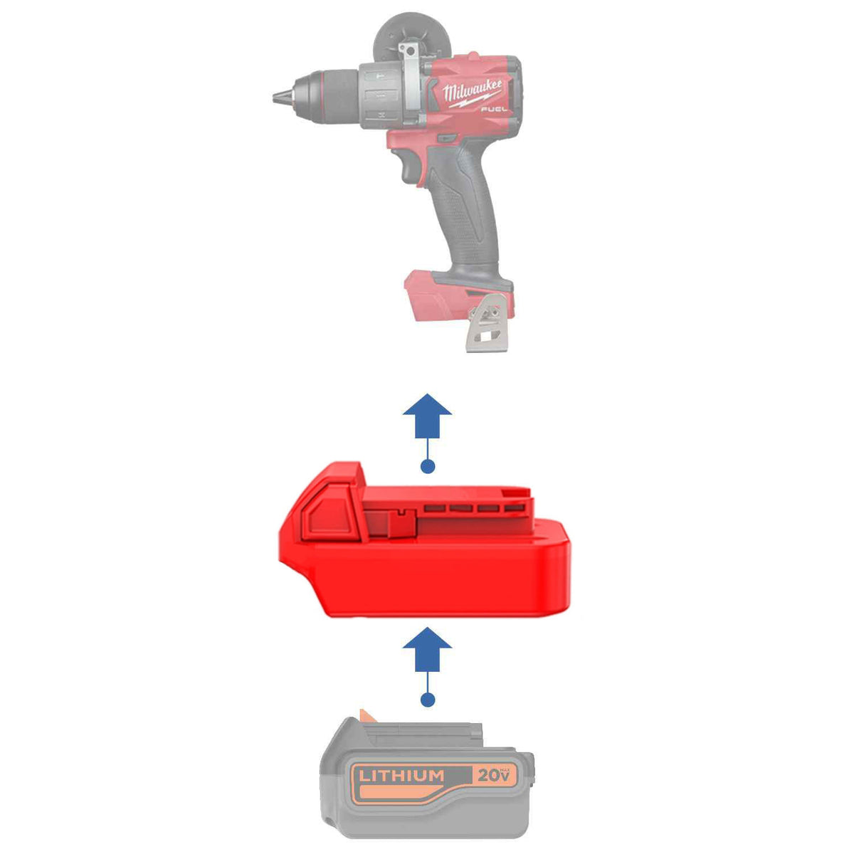 Milwaukee M18 Battery Adapters