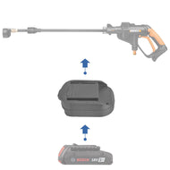 Bosch (Blue) 18V to WORX 20V (Orange) PowerShare Battery Adapter
