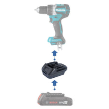 Load image into Gallery viewer, Bosch (Blue) 18V to Makita 18V Battery Adapter
