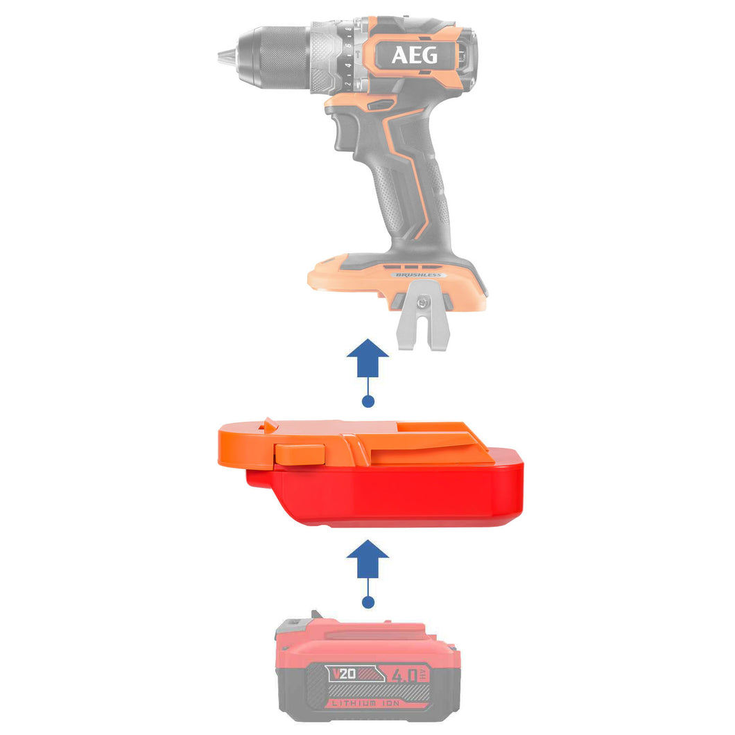 Craftsman 20V to AEG 18V Battery Adapter