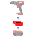 Craftsman 20V to Bauer 20V battery adapter - compatibility diagram showing battery, adapter and drill driver