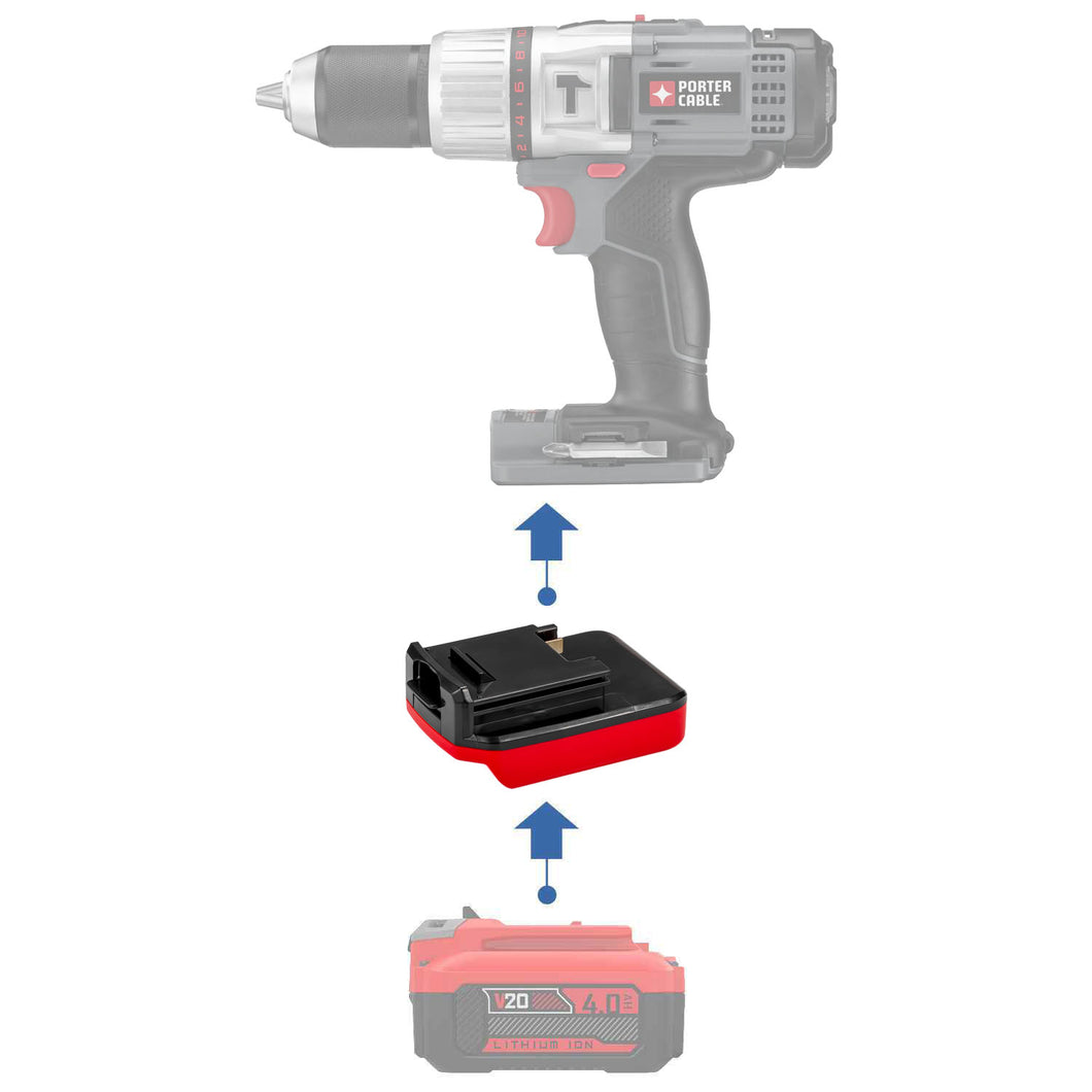 Craftsman 20V to Porter Cable 18V Battery Adapter