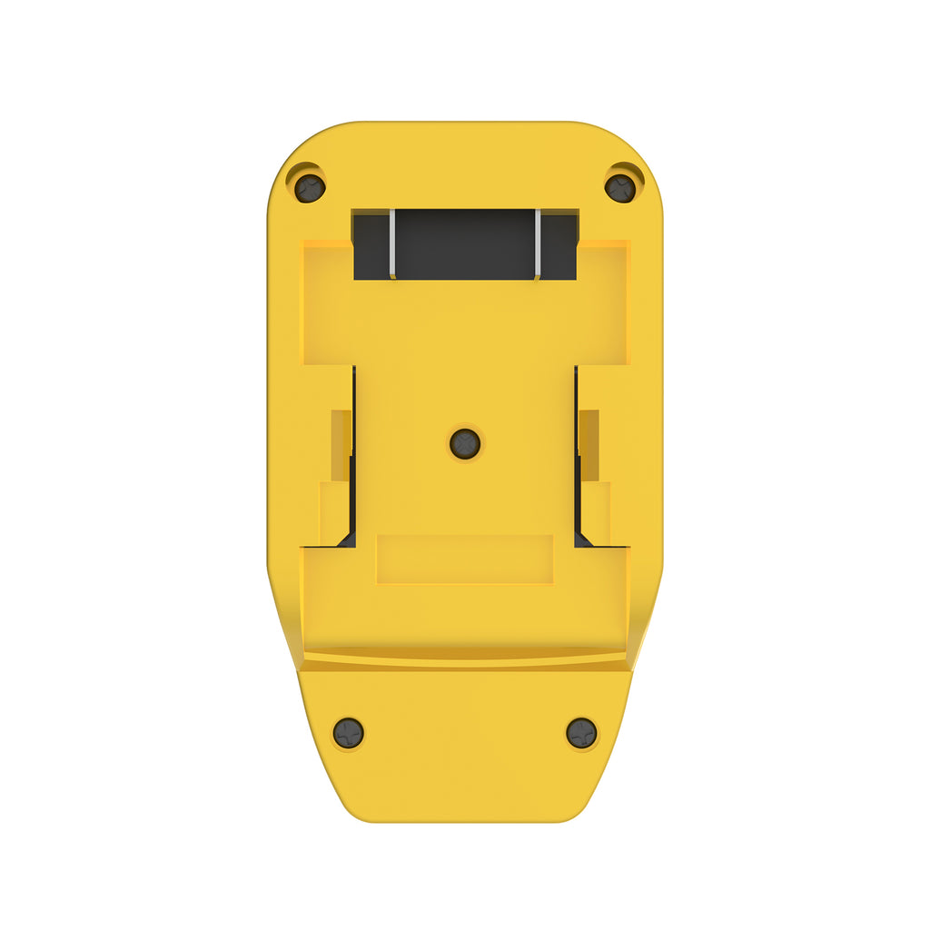 DeWalt 20V MAX to Craftsman 20V Bolt-On battery adapter - battery-side connection, terminal block and copper contacts