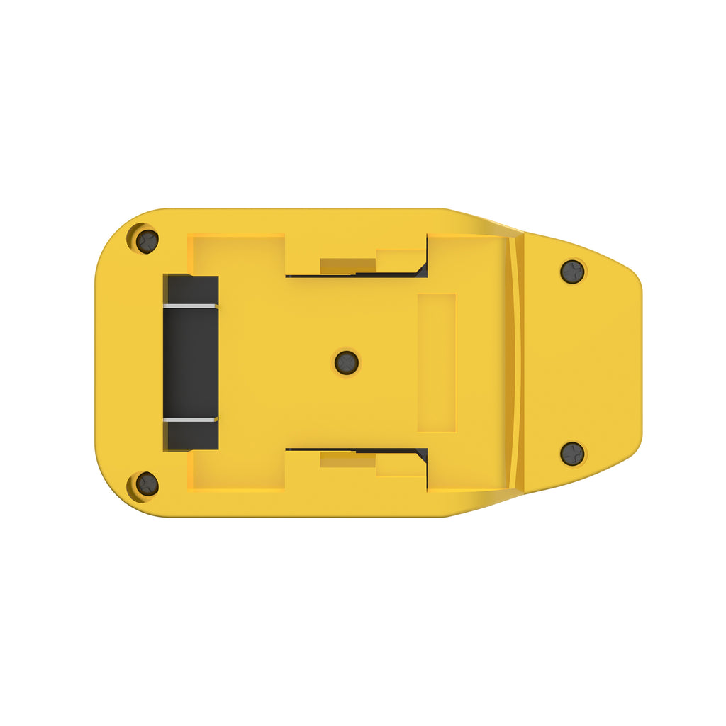 DeWalt 20V MAX to Craftsman 20V Bolt-On battery adapter - battery-side connection, terminal block and copper contacts