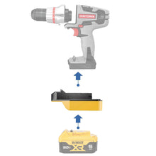 Load image into Gallery viewer, DeWalt 20V to Craftsman Bolt-On 20V Battery Adapter
