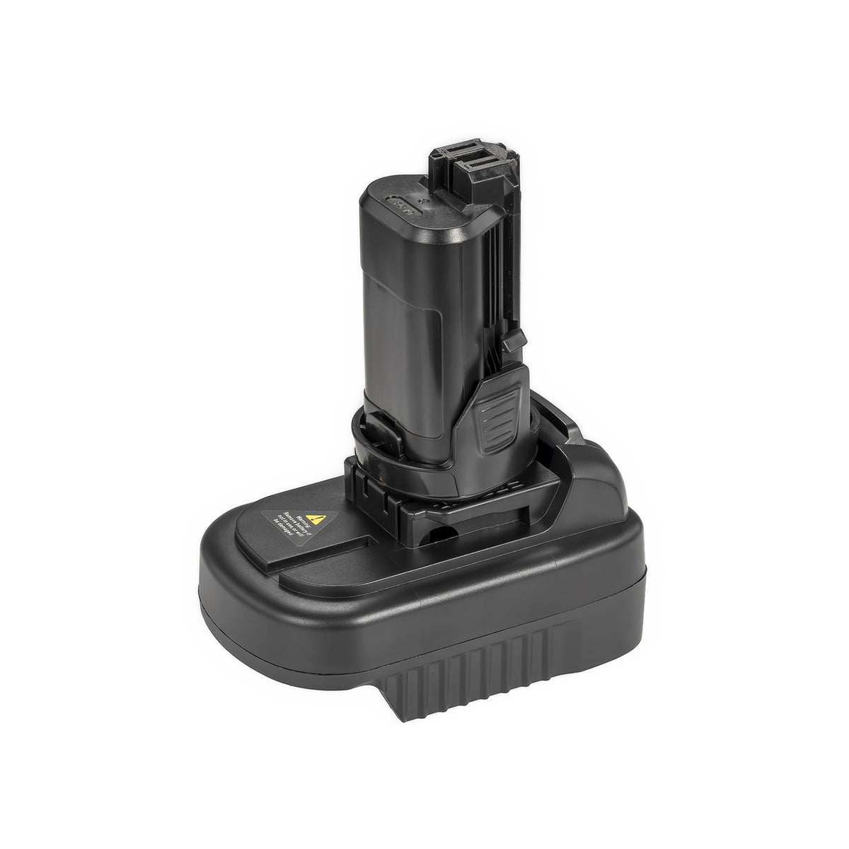 Makita 18V LXT to Bosch 12V battery adapter - Bosch 12V tool-side post upward, battery-side base below