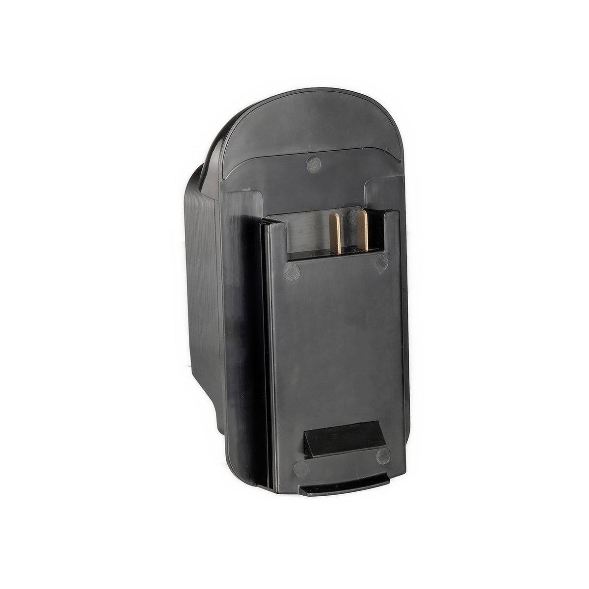 Makita 18V LXT to Black and Decker 18V Ni-Cd battery adapter - Black and Decker tool-side connection with twin copper blades