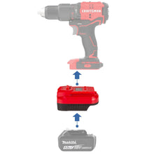 Load image into Gallery viewer, Makita 18V to Craftsman 20V Battery Adapter
