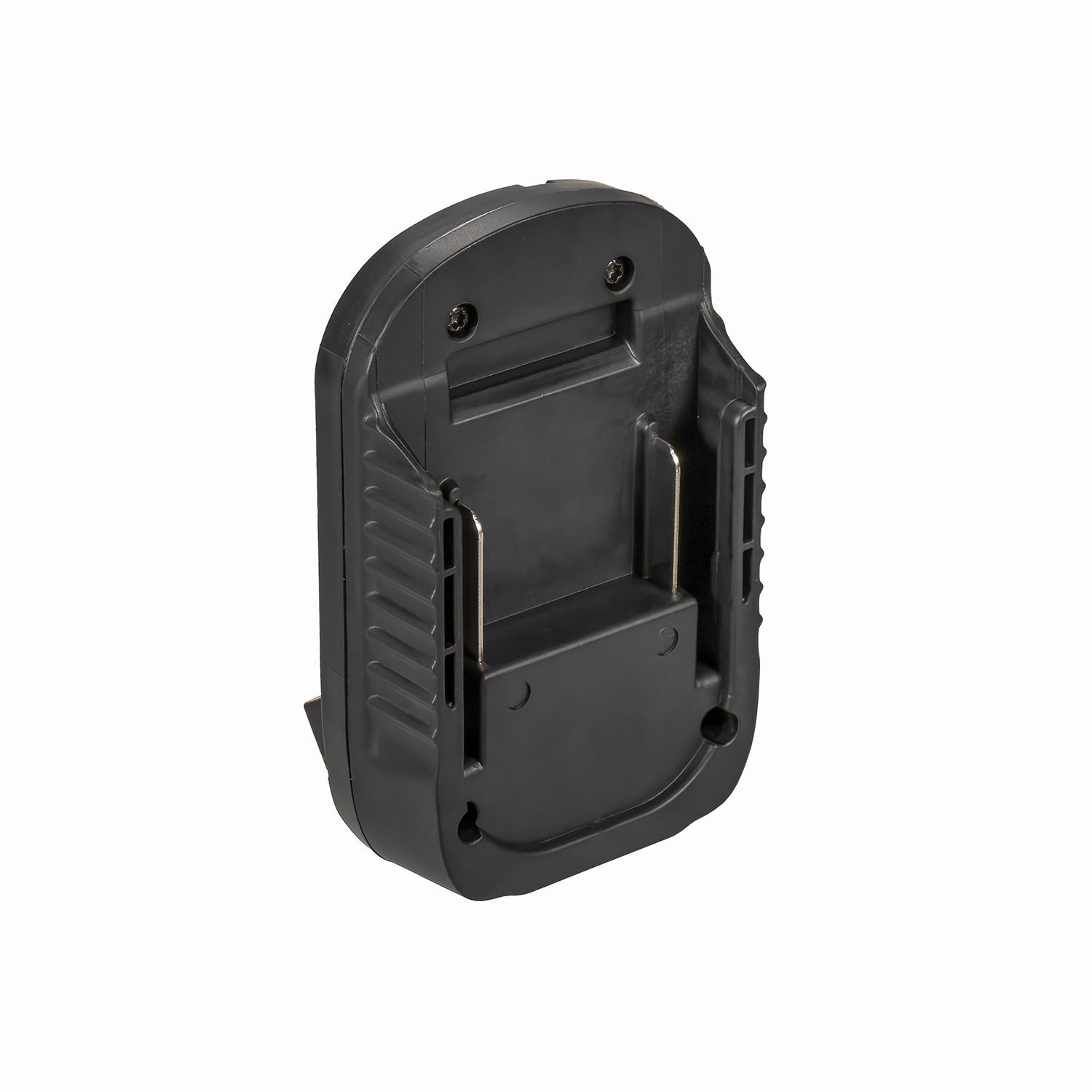 Makita 18V LXT to DeWalt 20V MAX battery adapter - battery-side channel with the rail contacts