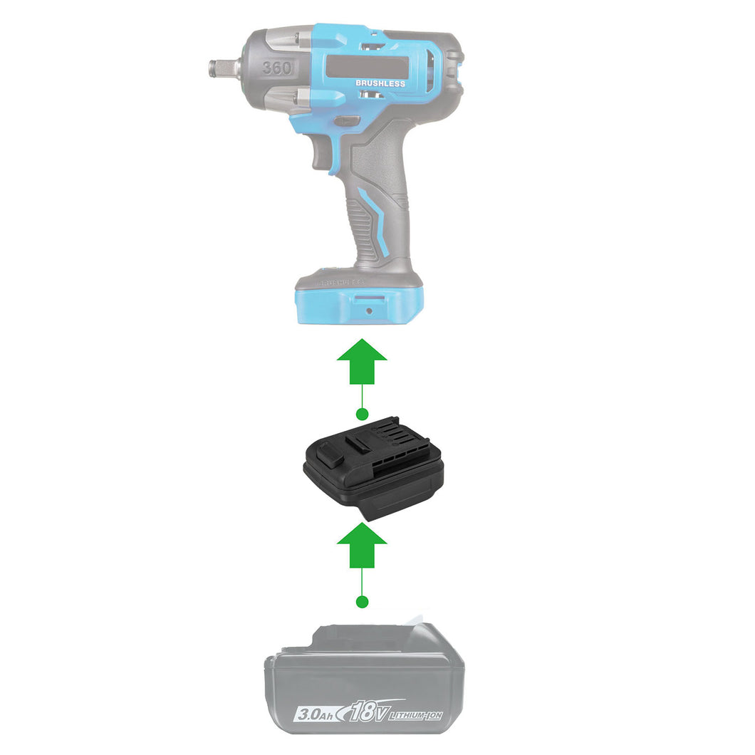 Makita 18V to Mastercraft 20V (Blue) Battery Adapter