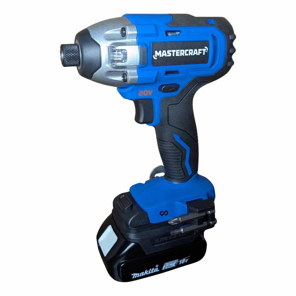 Makita 18V to Mastercraft 20V (Blue) Battery Adapter
