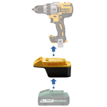 Load image into Gallery viewer, Masterforce 20V to DeWalt 20V Battery Adapter

