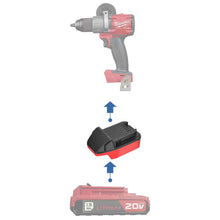 Load image into Gallery viewer, Porter Cable 20V to Milwaukee 18V Battery Adapter
