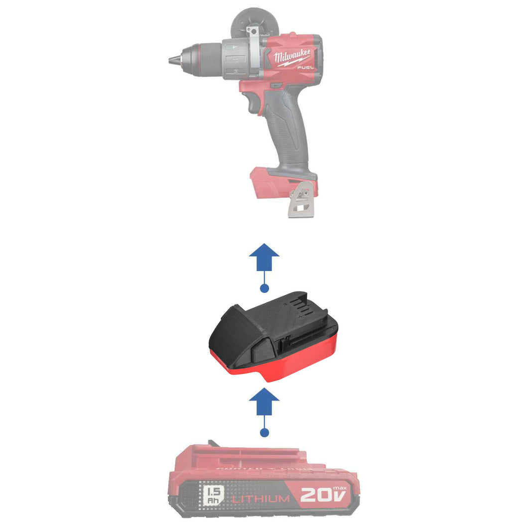 Porter Cable 20V to Milwaukee 18V Battery Adapter