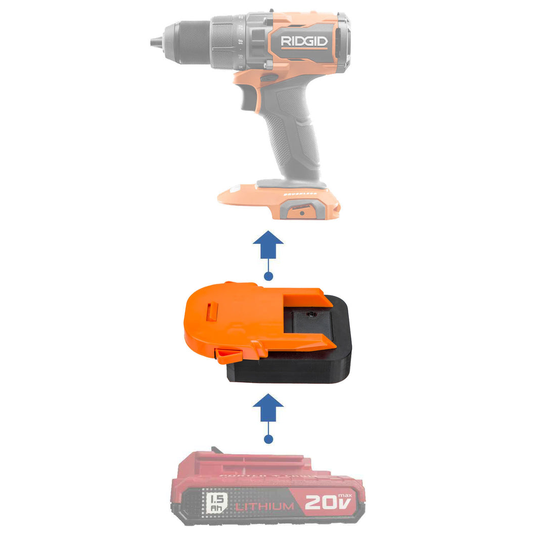 Porter Cable 20V to RIDGID 18V Battery Adapter