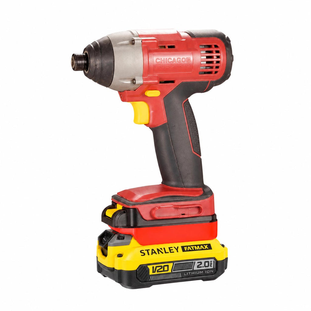 Stanley FATMAX V20 to Chicago Electric 18V Battery Adapter