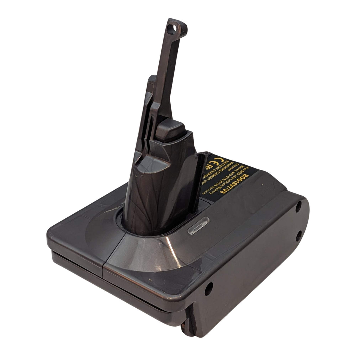 Bosch 18V GBA (Blue) to Dyson V8 battery adapter: Adapter, Angled Top