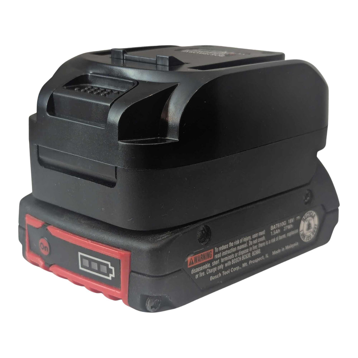 Bosch (Blue) 18V to WORX 20V (Orange) PowerShare Battery Adapter