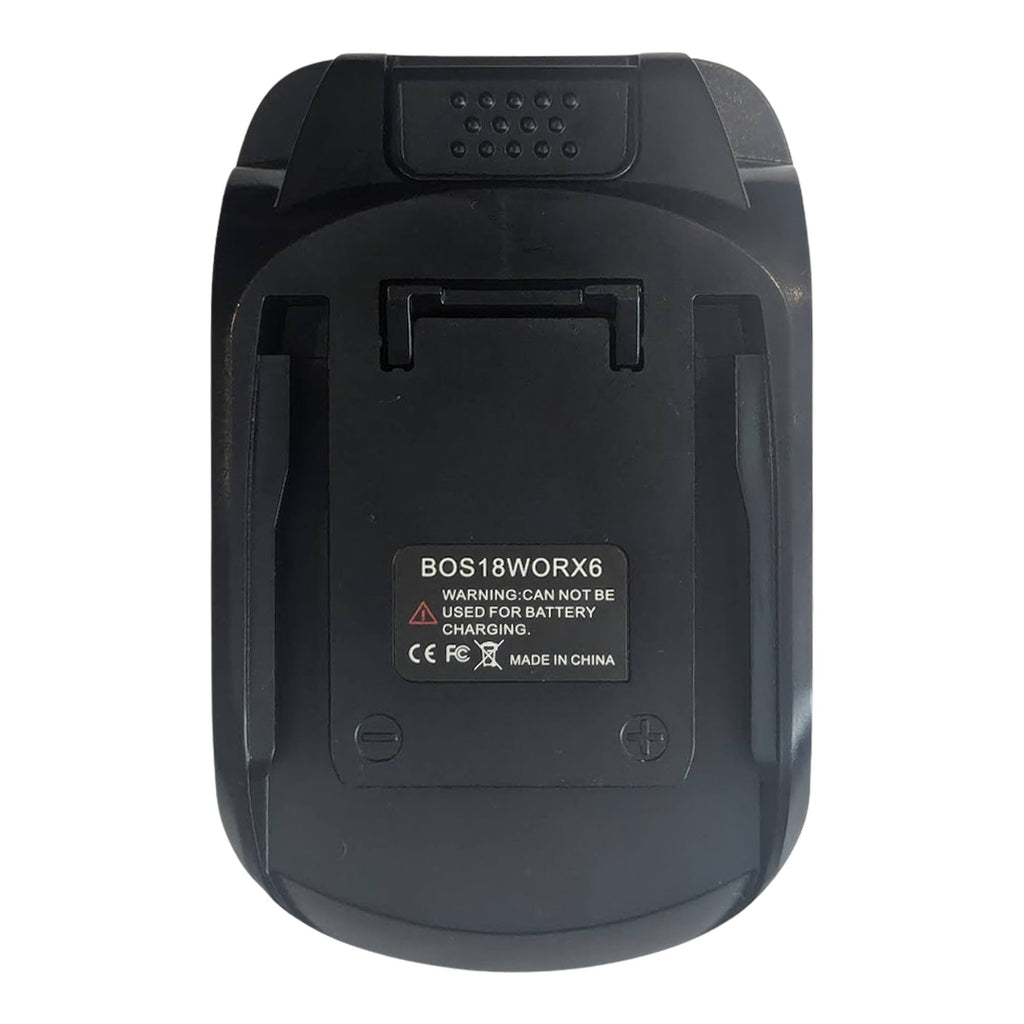 Bosch (Blue) 18V to WORX 20V (Orange) PowerShare Battery Adapter