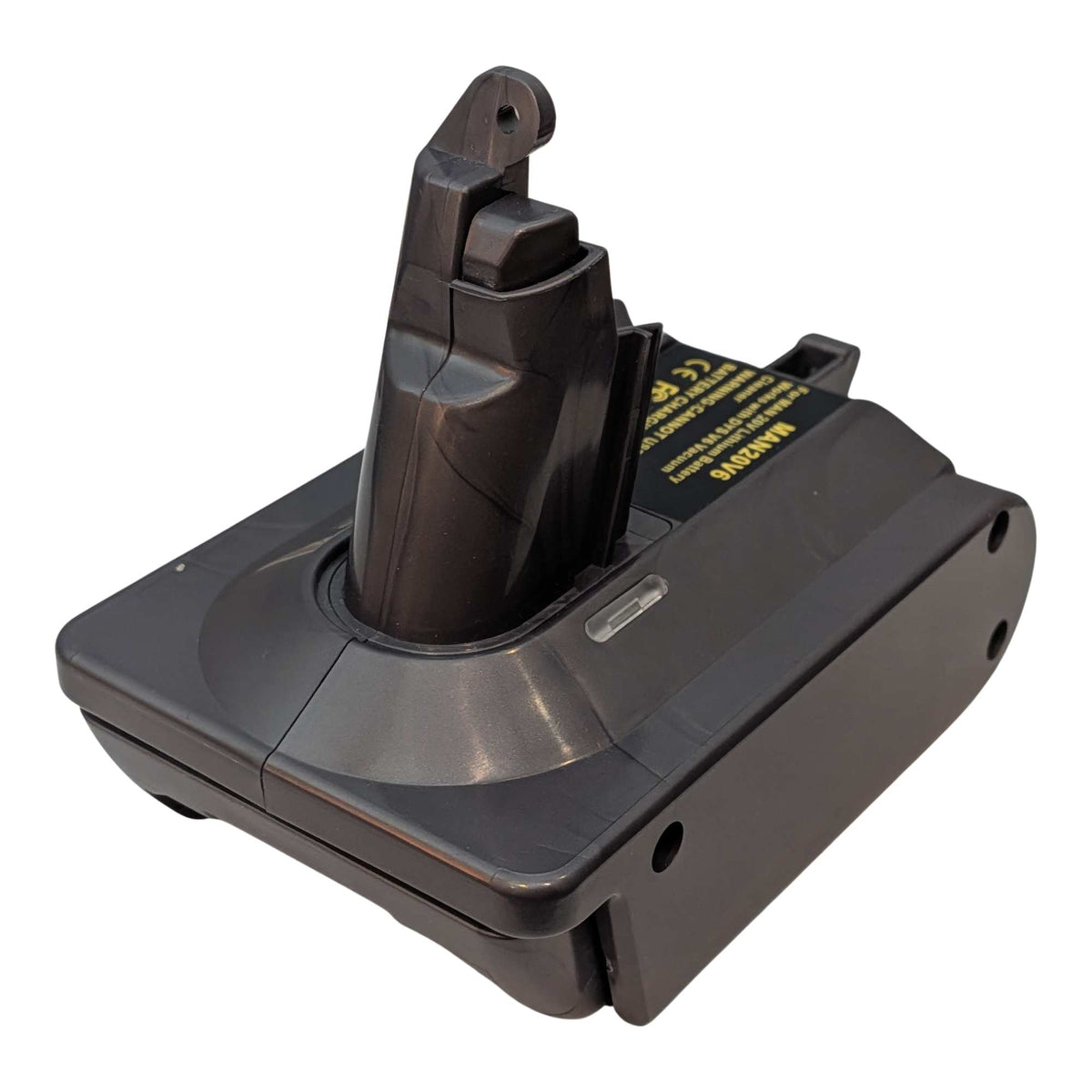 Craftsman 20V to Dyson V6 battery adapter: Adapter, Angled Top