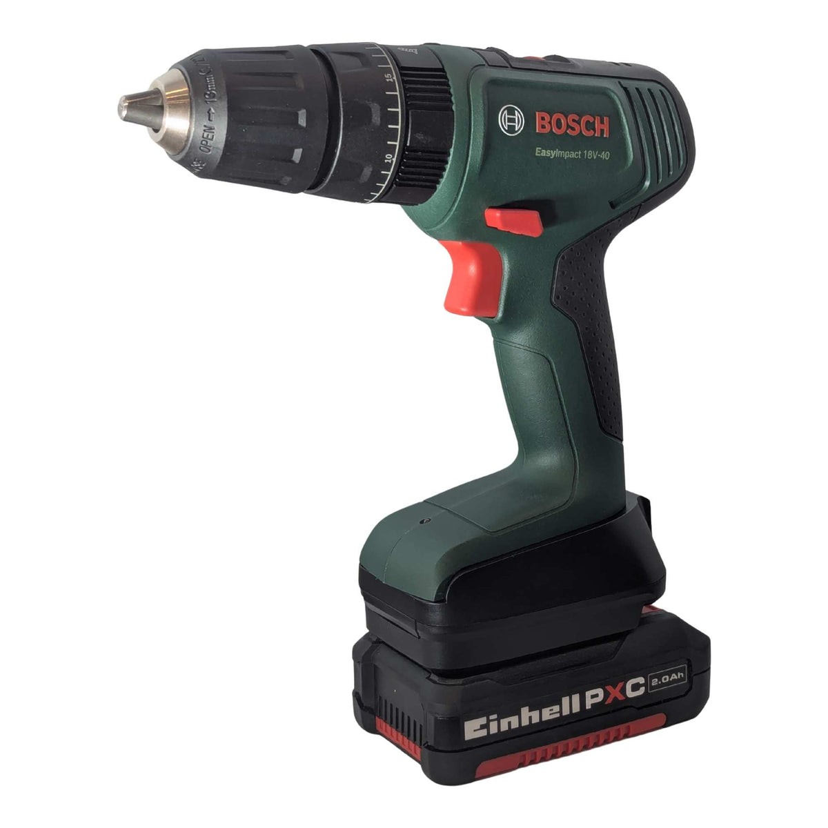 Einhell PXC 18V to Bosch (Green) 18V Battery Adapter