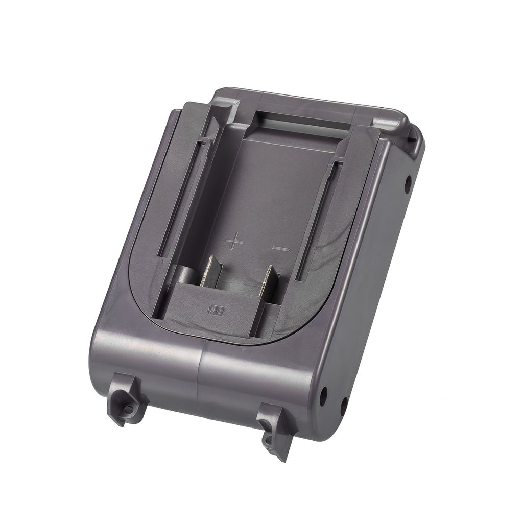 Porter Cable 20V to Dyson V7 battery adapter - battery-side connection viewed flat on