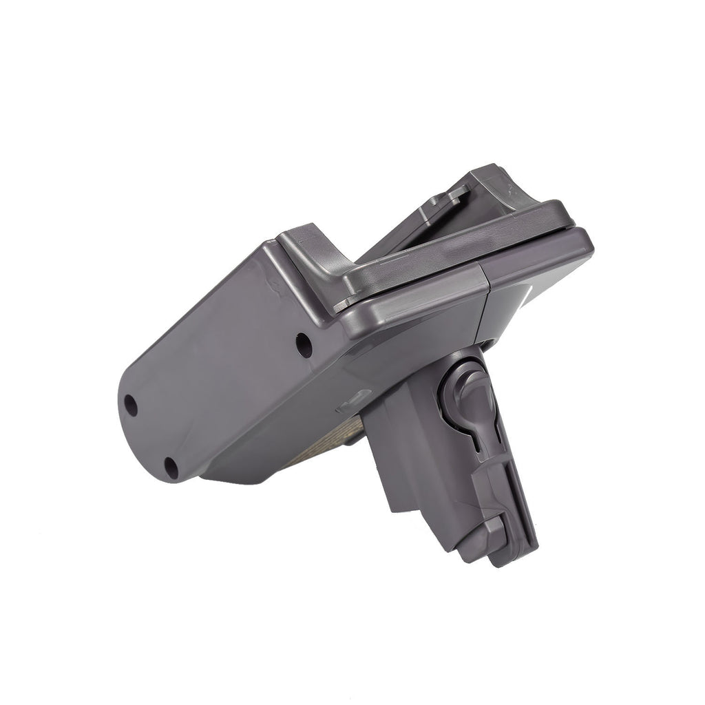Porter Cable 20V to Dyson V7 battery adapter - end view showing both connections