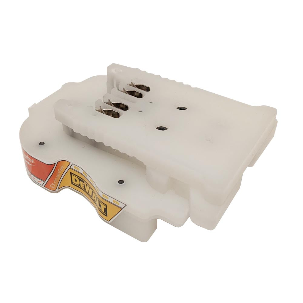 DeWalt 20V to Milwaukee 18V Battery Adapter (Polypropylene)