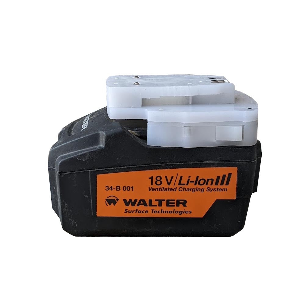 Walter 18V to DeWalt 20V Battery Adapter (Polypropylene)